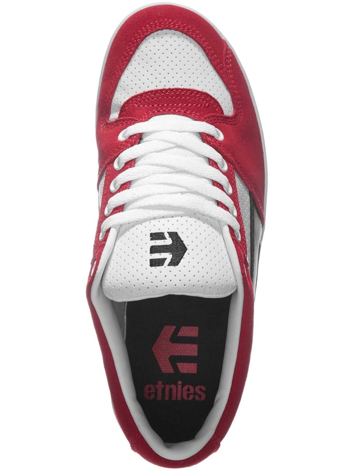 Etnies Senix Lo Mens Shoes Red White Black 4101000500617 Size 8 40.80